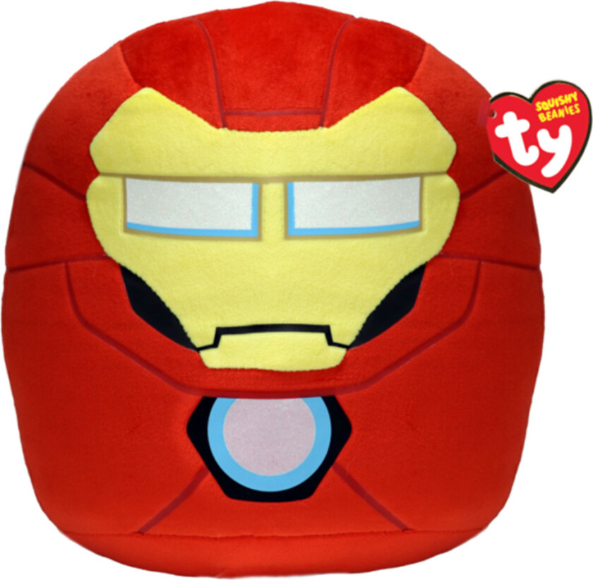 Kosedyr - Squish Marvel - 35 cm - Iron man - - OneSize - Kosedyr