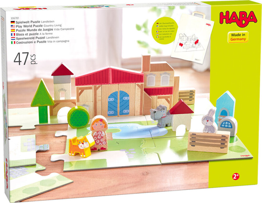 Play Verden Puslespill - 47 Deler - - OneSize - Puslespill