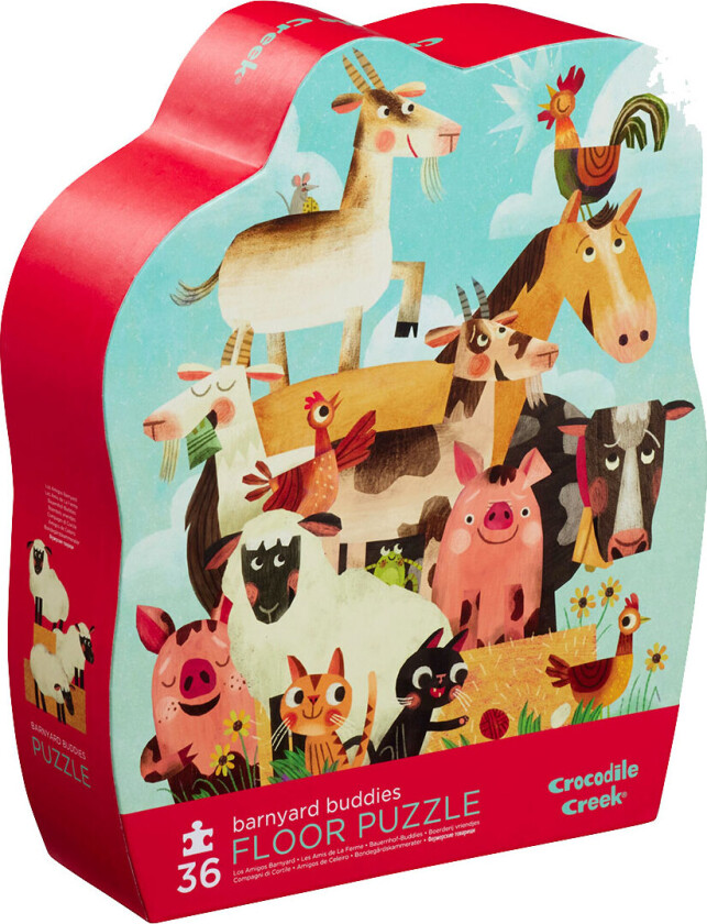 Puslespill - 36 Brikker - Barnyard Buddies - - OneSize - Puslespill
