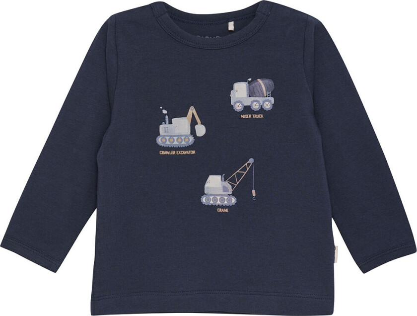 Genser - Blue Nights m. Arbeidsmaskiner - - 62 - Genser