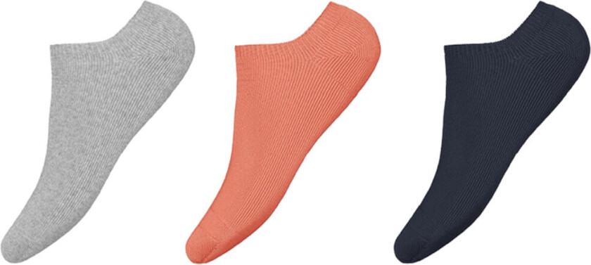Sokker - NmmVilum - 3-pack - Light Grey Melange - - 19/21 - Sokker