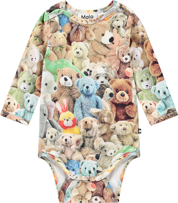 Body L/æ - Foss - Teddy Friends - - 62 - Langermet Body