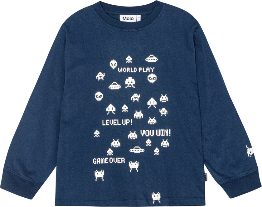 Genser - Rube - Game Over White - - 7 år (122) - Genser