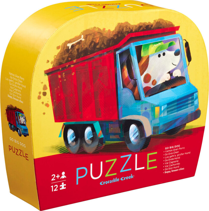 Puslespill - 12 Brikker - Gå BIG Dog - - OneSize - Puslespill