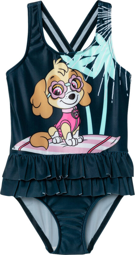 Badedrakt - NmfMusa Paw Patrol - Dark Sapphire - - 74/80 - Badetøy