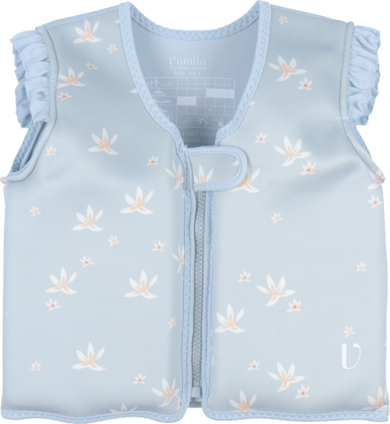 Svømmevest - Neo - Lily Skyway m. Volanger - - 3-6 år - Svømmevest