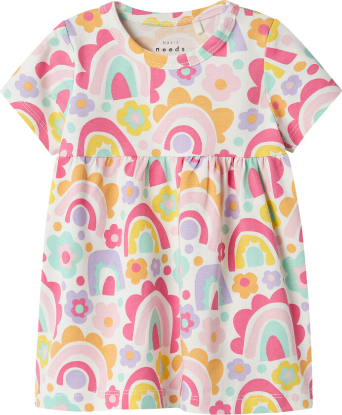 Kjole - NbfVandora - Jet Stream m. Rainbows - - 50 - Kjole