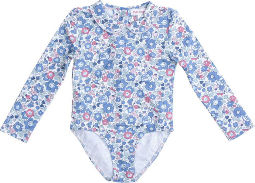 Badedrakt - Peeter Pan - UV50+ - Betsy m. Blomster - - 7-8 år (122-128) - Badetøy