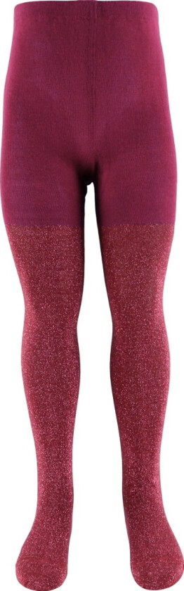 Strømpebukser - Fløyelsmyk m. Glitter - - 2-3 år (92-98) - Strømpebukser