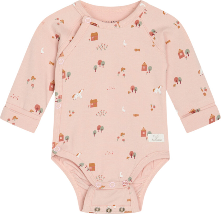 Omslagsbody L/æ - Bing - Peach Dust - - 68 - Langermet Body