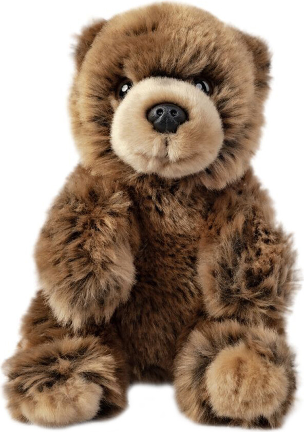 Kosedyr - 15x10 cm - Brown Bear Young - Brun - - OneSize - Kosedyr