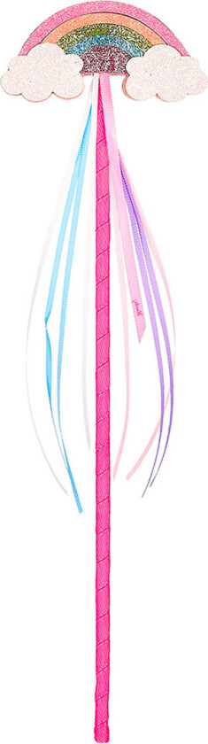 Kostymer - Tryllestav m. Regnbue - Rosa - - OneSize - Kostymer