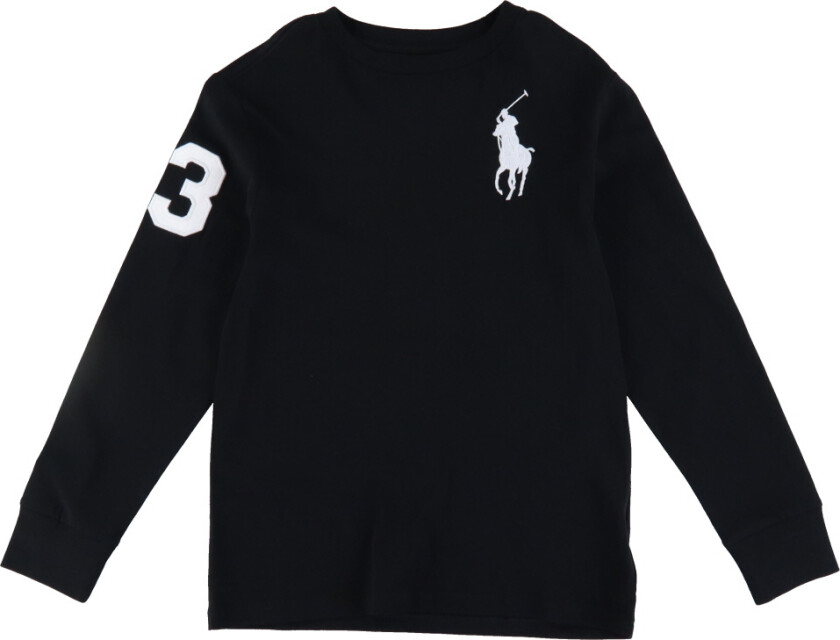 Genser - Svart m. Hvit - - 8 år (128) - Genser