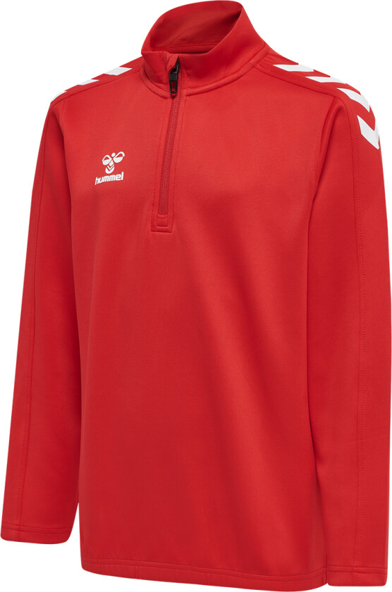 Hummel Genser - HmlCore XK Half Zip Poly - Ekte rød - Hummel Teamsport - 16 år (176) - Genser