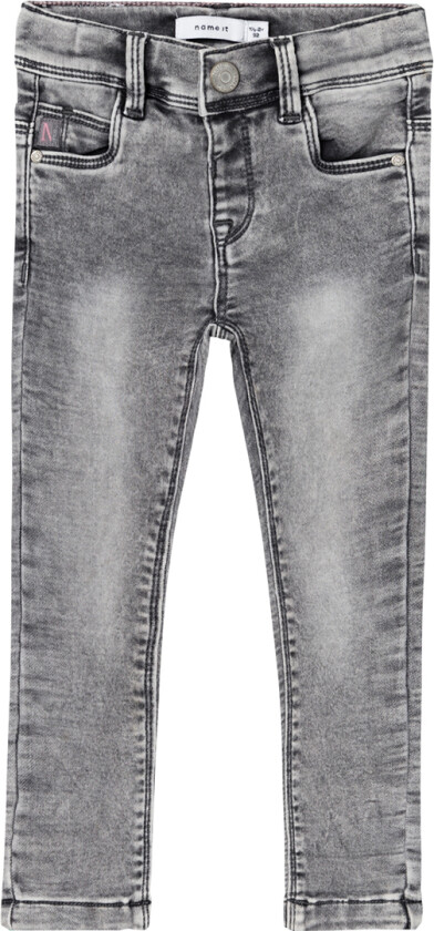 Jeans - NmfPolly - Skinny - Light Grey Denim - - 1 år (80) - Jeans