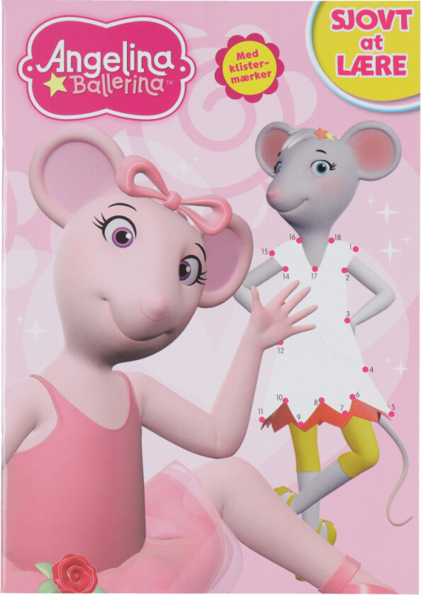 Aktivitetsbok m. Klistremerker - Angelina - - OneSize - Aktivitetsbok