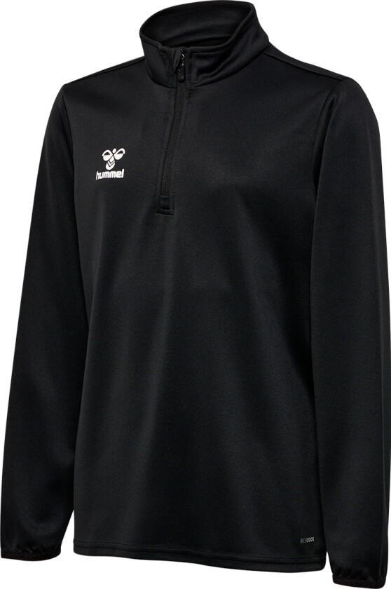 Hummel Genser - HmlEssential Half Zip - Svart - Hummel Teamsport - 12 år (152) - Genser