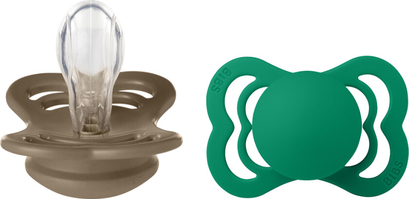 Supreme+ Smokker - Str. 1 - 2-pack - Symmetrisk - Dark Oak/ - - 0-6 md - Smokk