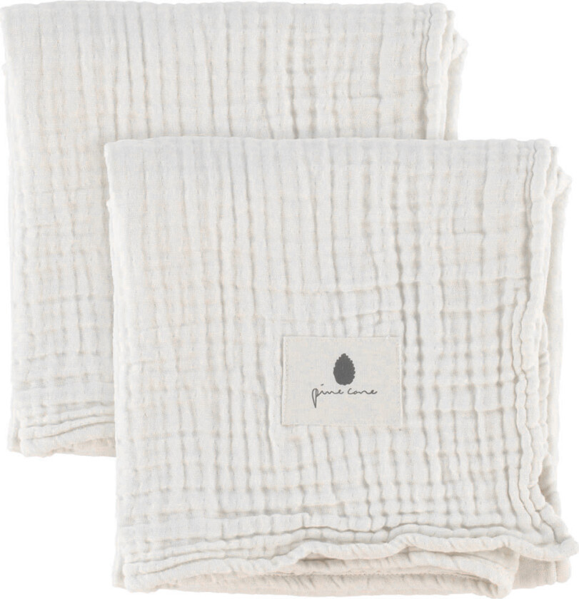Stoffklutene - 2-pack - Kadera - Cream - - OneSize - Gulpeklut