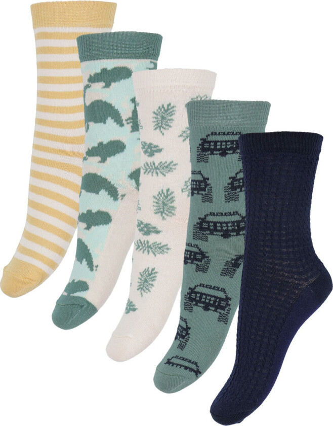 Sokker - 5-pack - Olje Blue - - 19/22 - Sokker