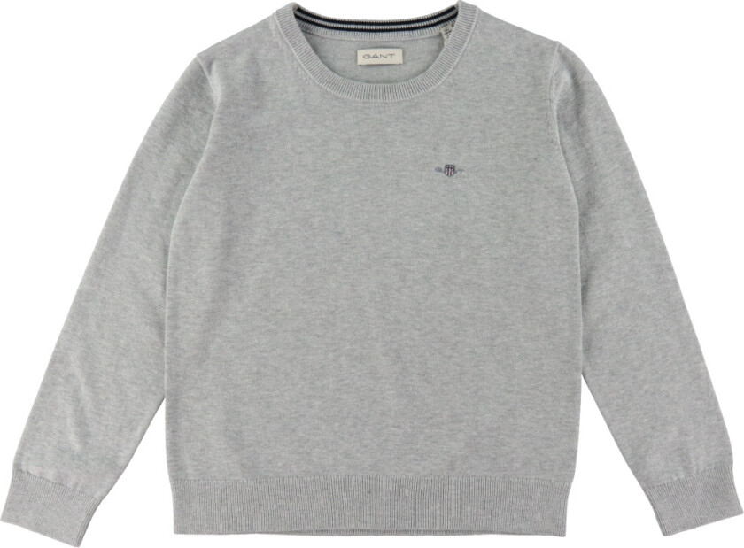 Genser - Strikk - Shield Classic+ - Light Grey Melange - - 16 år (176) - Genser