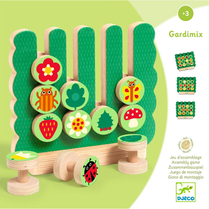 Puslespill - Tre - 20 stk. - Gardimix - - OneSize - Puslespill