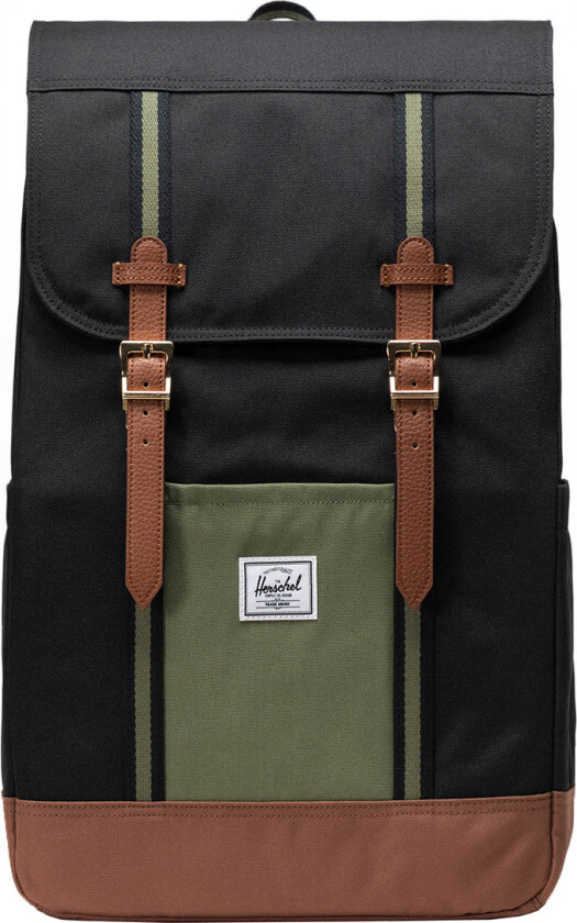 Ryggsekk - Retreat - Black/Fire Leaf Clover/Sadel Brown - - OneSize - Ryggsekk