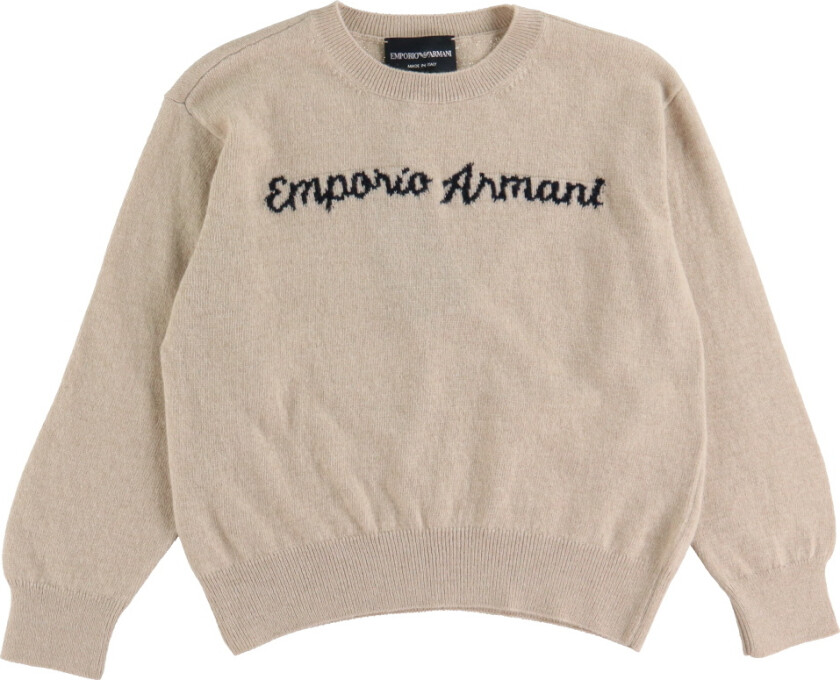 Genser - Polamid/Ull - Beige Melert m. Svart - - 14 år (164) - Genser