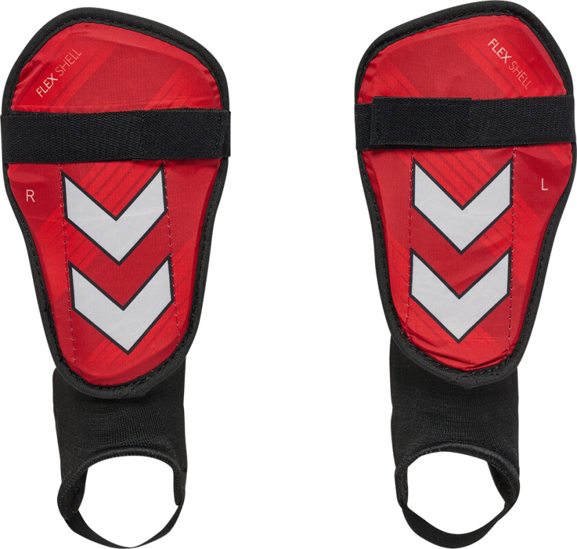 Hummel Leggbeskyttere - HmlShin Guards Flex Shell - Pompeian Red - Hummel Teamsport - L - Large - Leggbeskyttere