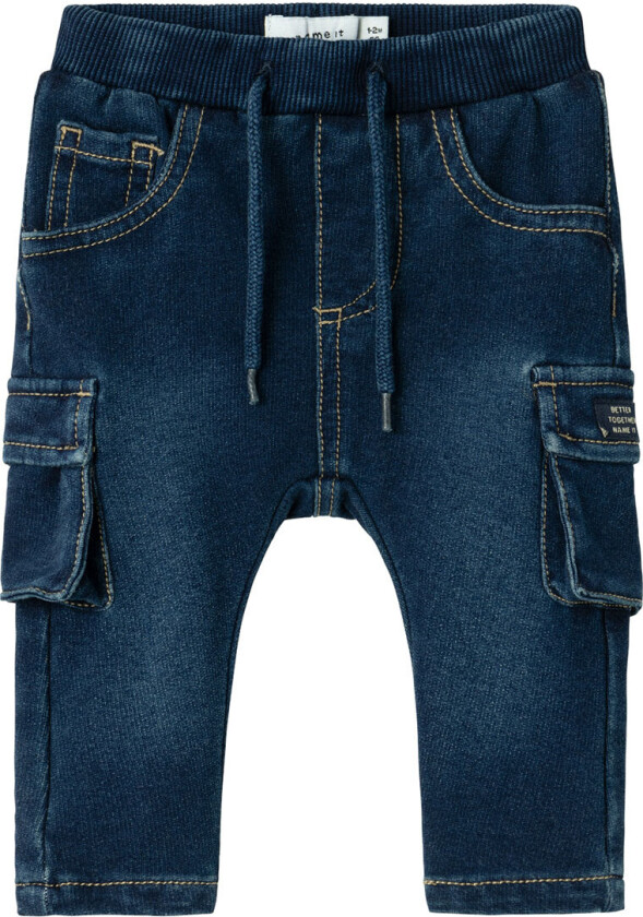 Joggebukse - Noos - NbmBen - Dark Blue Denim - - 1 år (80) - Joggebukse