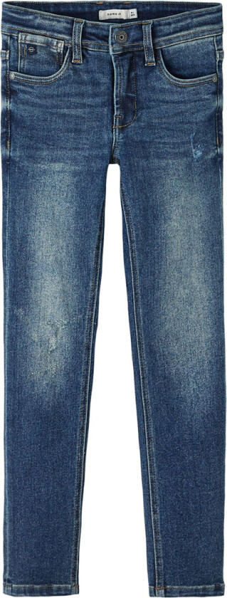Jeans - Noos - NkmTheo - Xslim - Blue Denim - - 5 år (110) - Jeans
