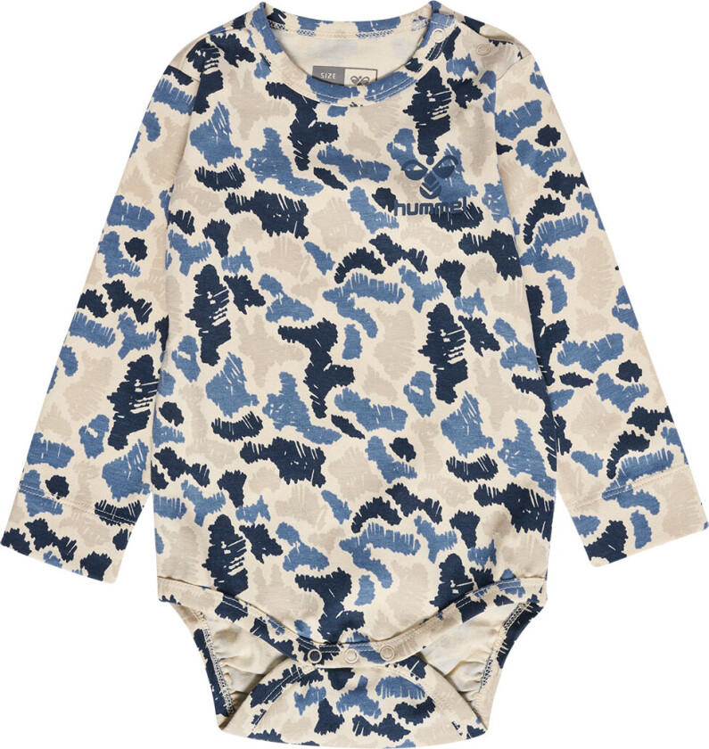 Body L/æ - hmlKlausen - Dark Denim - - 56 - Langermet Body