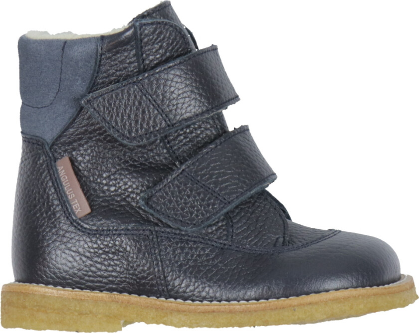 Vintersko - Tex - Navy/Blue Tåke m. Fôr/Borrelås - - 28 - Vinterstøvler