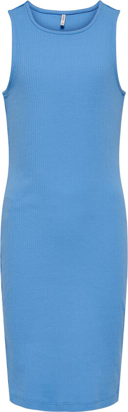 Kjole - Noos - Rib - KogBelfast - Azure Blue - - 13-14 år (158-164) - Kjole