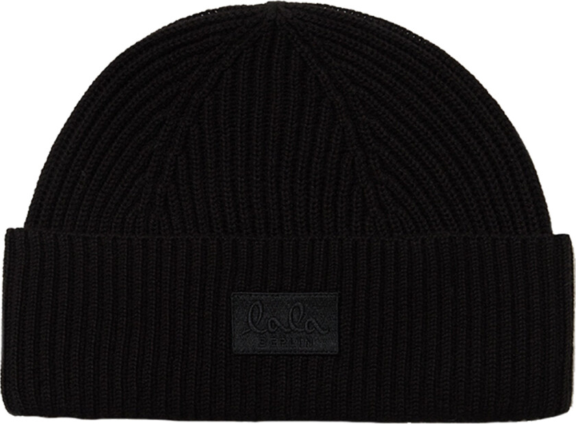 Lue - Ull/Akryl - Linjer - Svart - - OneSize - Lue