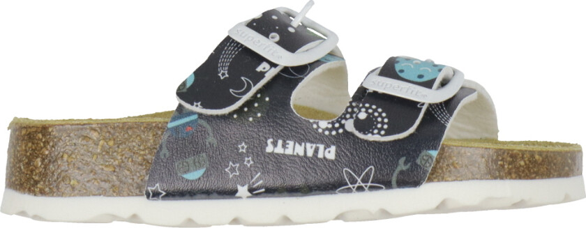 Sandaler - Fussbett tøffel - Navy m. Romtema - - 24 - Sandals