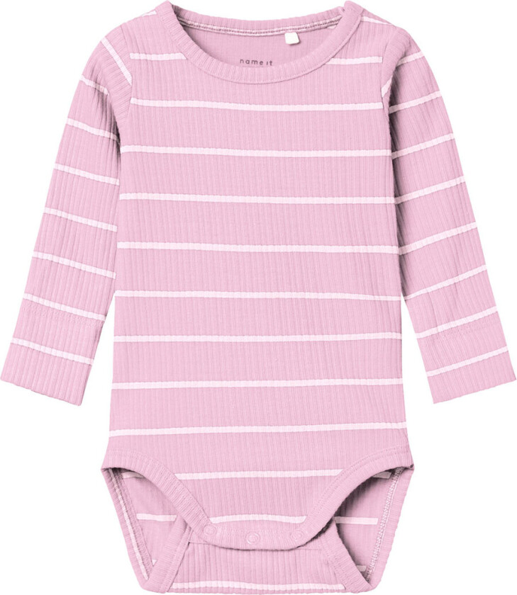 Bilde av Body L/æ - Rib - NbfKianna - Pastel Lavender - - 50 - Langermet Body