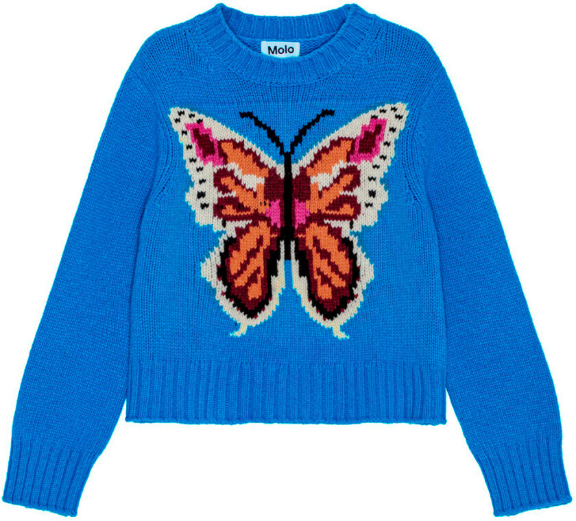 Genser - Strikk - Ull/Akryl - Gulda - Sløyfe Strikk - - 11-12 år (146-152) - Genser