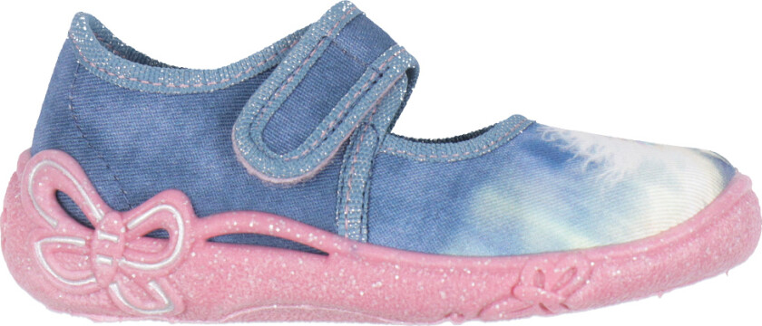 Tøfler - Belinda - Blå/Rosa - - 28 - Tøfler