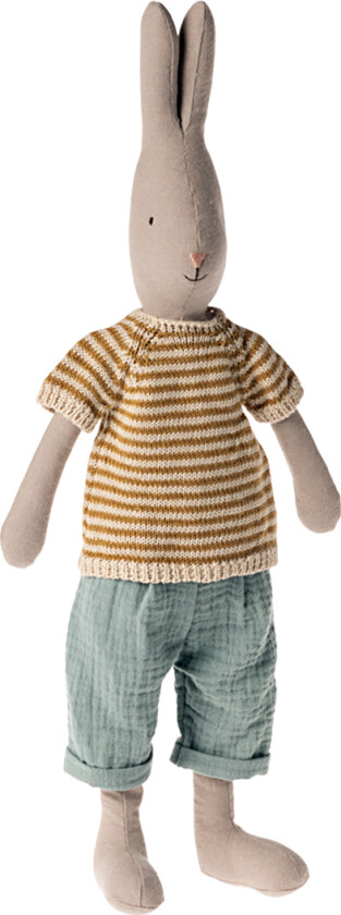 Kanin - Str. 3 - Klassisk - Strikket skjorte And Bukser - - OneSize - Dukke