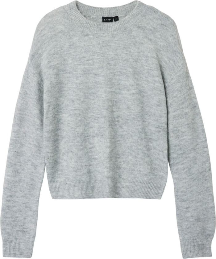 Genser - Noos - Strikk - NlfLodet - Light Grey Melange/14-0 - - 9-10 år (134-140) - Genser