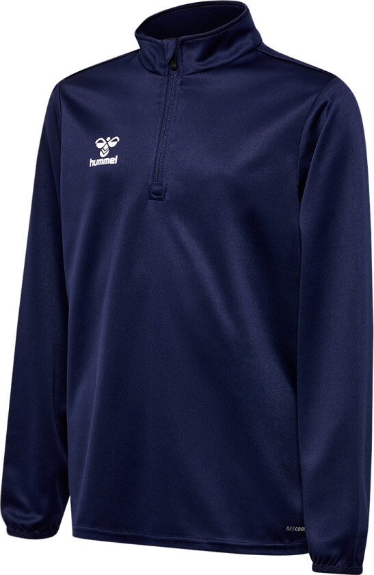 Hummel Genser - HmlEssential Half Zip - Marine - Hummel Teamsport - 12 år (152) - Genser