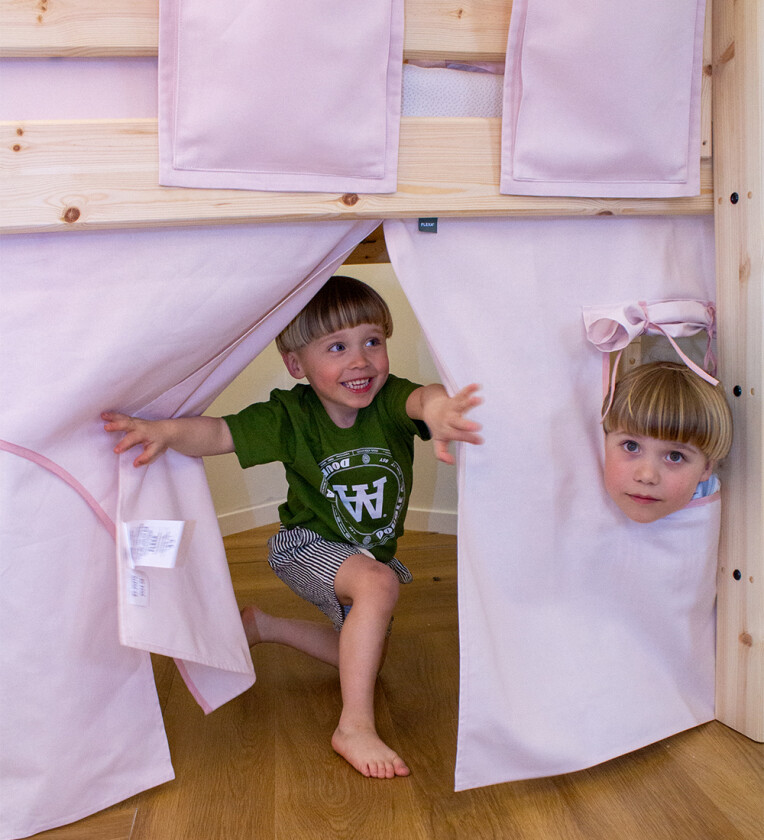 Lekegardiner for halv høyde Seng - Dawn - Mauve Morgen - - OneSize - Leketelt