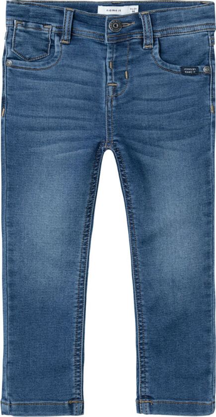 Jeans - NmmSilas - Dark Blue Denim - - 3 år (98) - Jeans