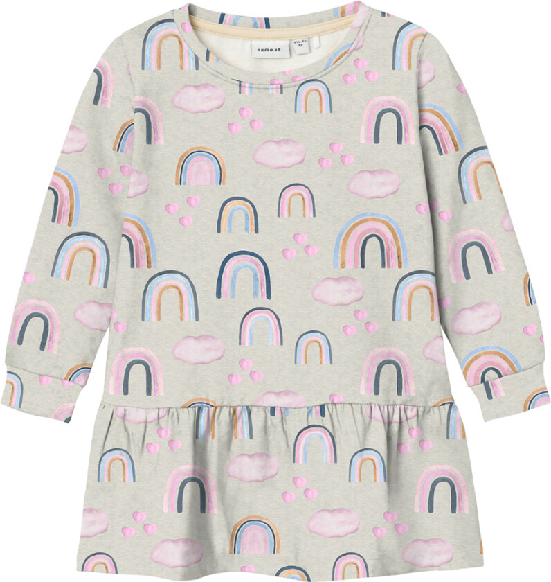 Kjole - NmfKathy - Peyote Melange - - 2 år (92) - Kjole