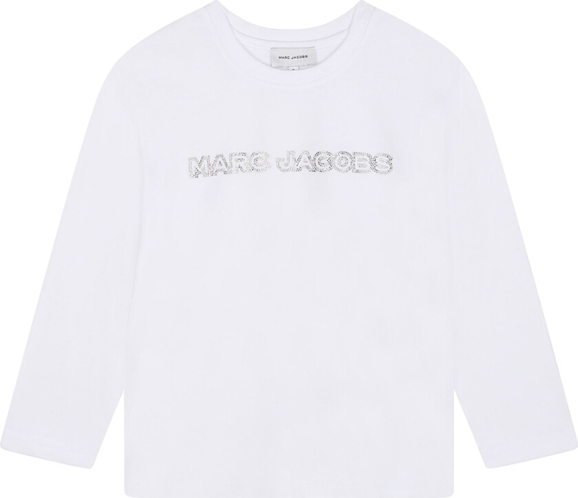 Little Marc Jacobs Genser - Hvit m. Rhinestone - Marc Jacobs - 10 år (140) - Genser