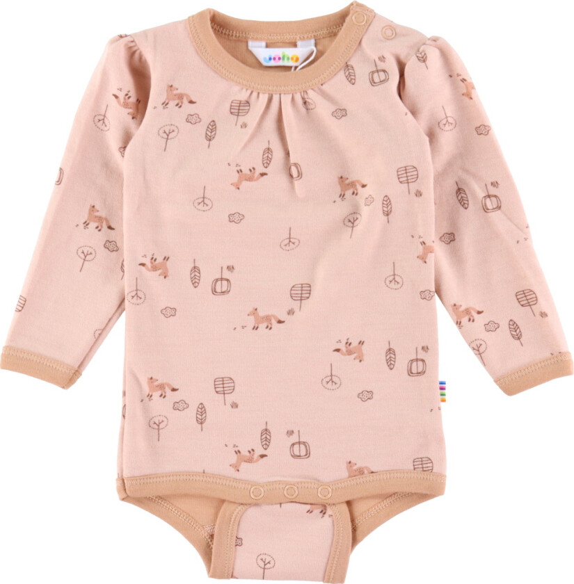 Body L/æ - Ull/Bomull - Fersken - - 70 - Langermet Body