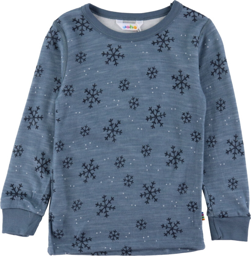 Genser - Ull/Bambus - Blå - - 140 - Genser