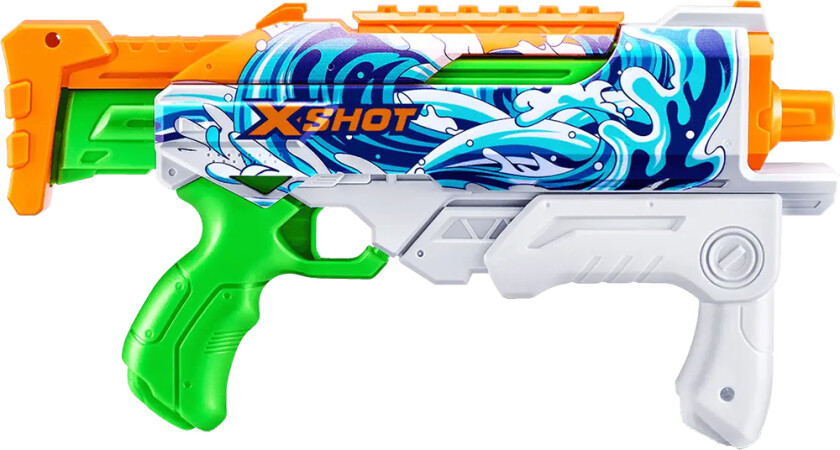 Bilde av X-Shot Vannpistol - Skins Hyperload Fast-Fill - 500 ml - Waves - X-SHOT - OneSize - Leketøy