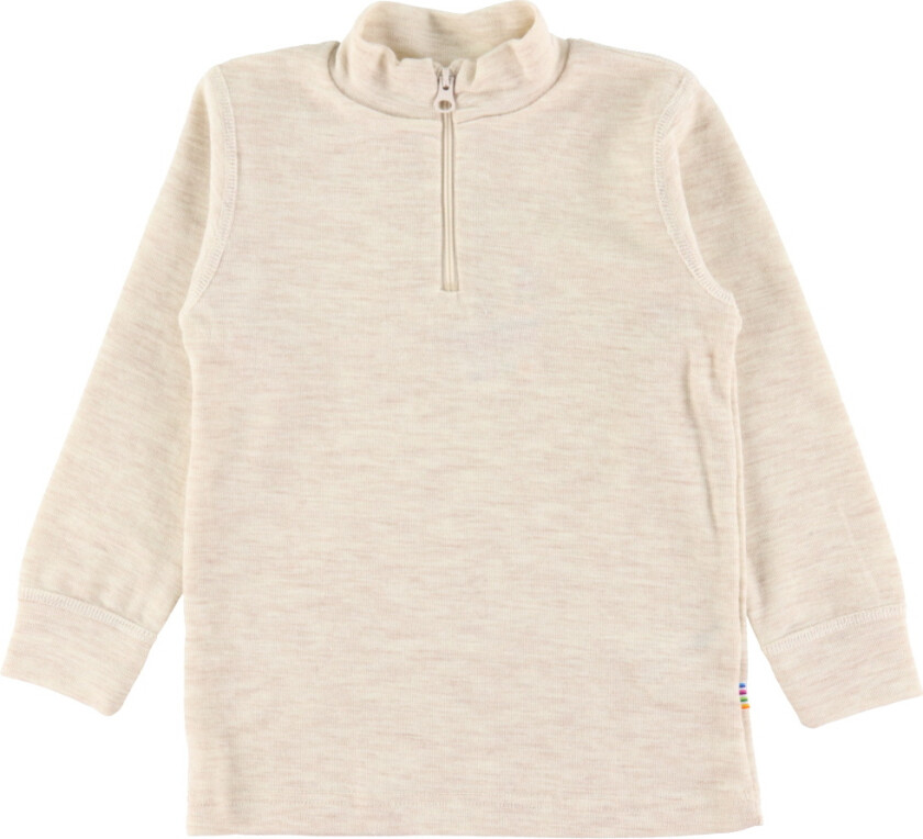 Genser - Ull - Glidelås - Krem - - 90 - Genser